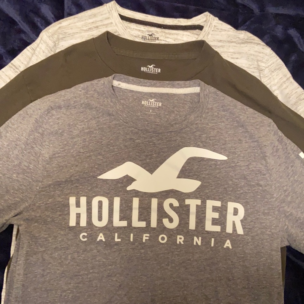 3 Long Sleeve Hollister Shirts